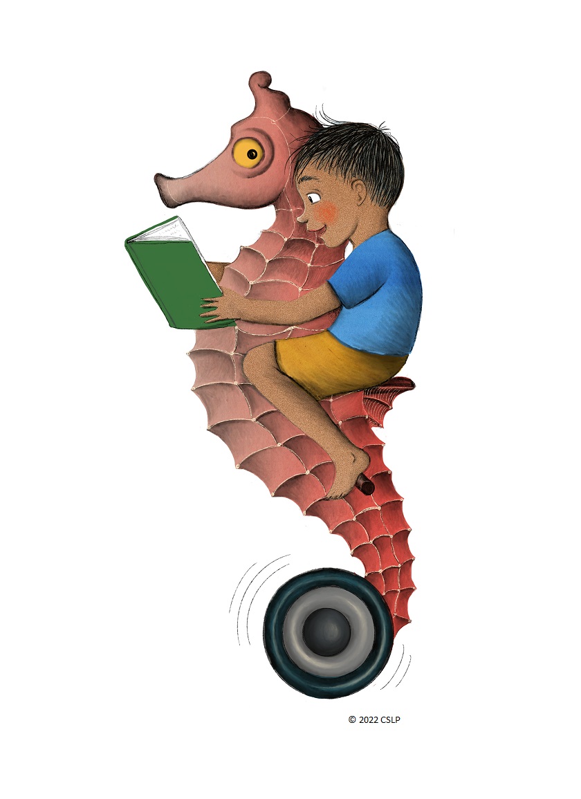 cslp summer reading 2022 clipart